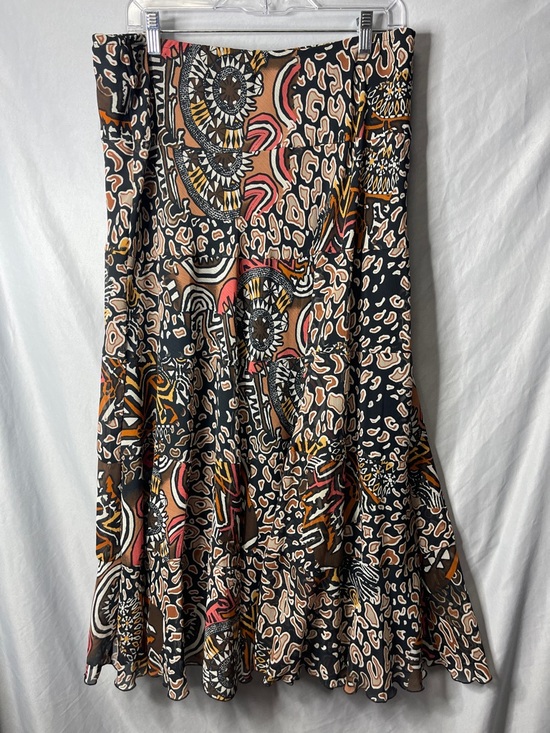 Ruby Rd. Abstract Maxi Skirt - Picture 4 of 4